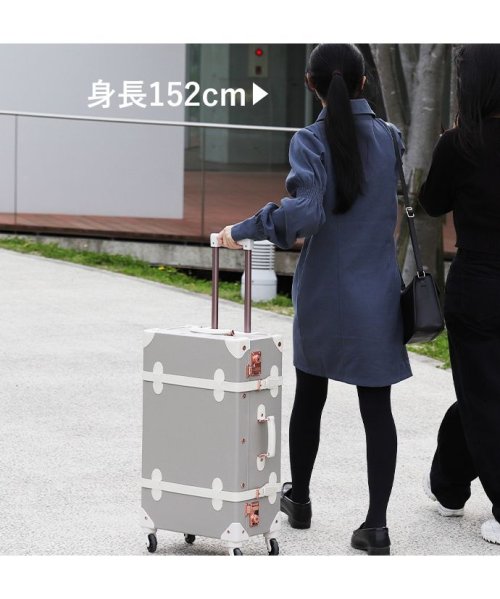 トランクケース 革 キャリーケース トランク キャリー 4輪 スーツケース アンティーク ML 女性 軽量 超軽量 旅行バッグ キャリーバッグ 