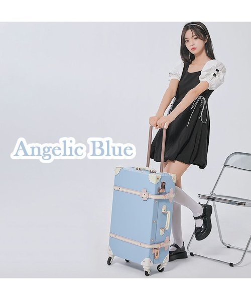 トランクケース 革 キャリーケース トランク キャリー 4輪 スーツケース アンティーク ML 女性 軽量 超軽量 旅行バッグ キャリーバッグ 