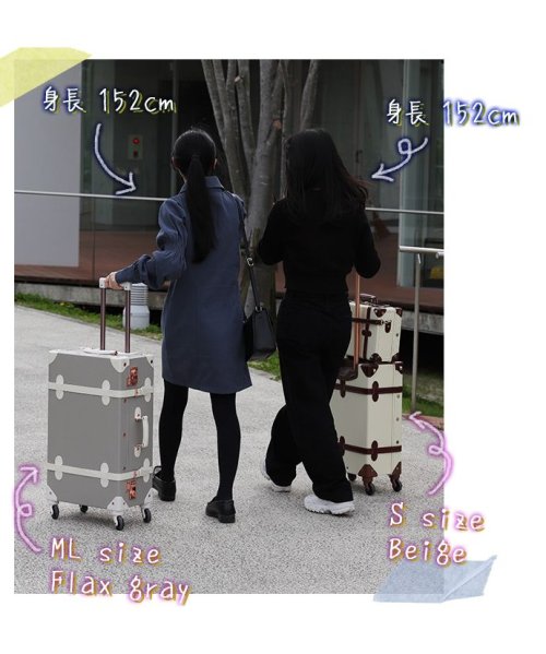 トランクケース 革 キャリーケース トランク キャリー 4輪 スーツケース アンティーク ML 女性 軽量 超軽量 旅行バッグ キャリーバッグ 