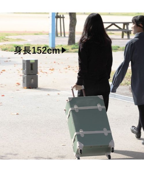 トランクケース 革 キャリーケース トランク キャリー 4輪 スーツケース アンティーク ML 女性 軽量 超軽量 旅行バッグ キャリーバッグ 