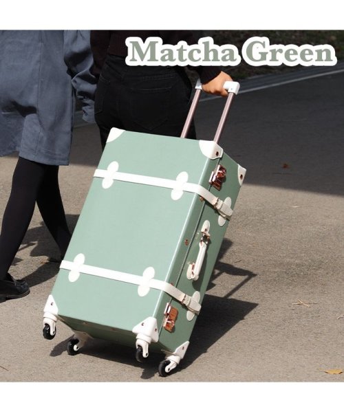 トランクケース 革 キャリーケース トランク キャリー 4輪 スーツケース アンティーク ML 女性 軽量 超軽量 旅行バッグ キャリーバッグ 