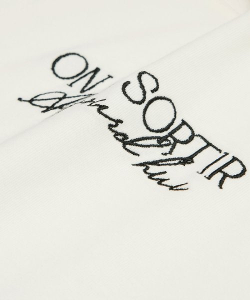 ROPE' PICNIC(ロペピクニック)/ロゴ刺繍ドロップショルダートップス/img24