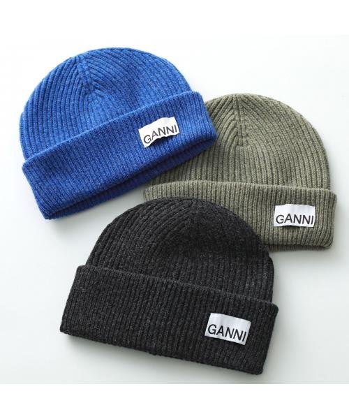 GANNI(ガニー)/GANNI ニット帽 Light Structured Rib Knit Beanie ビーニー/img02