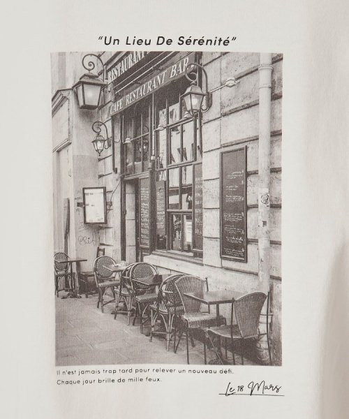 THE SHOP TK(ザ　ショップ　ティーケー)/FrenchプリントフォトTシャツ/img15