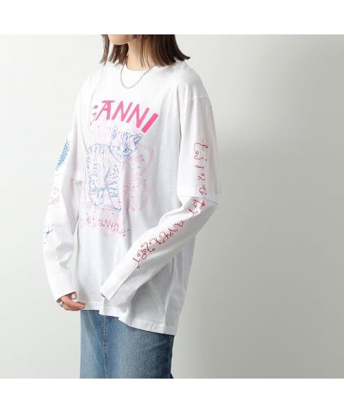 GANNI(ガニー)/GANNI 長袖 Tシャツ Light Jersey Long Sleeve T－shirt/img03