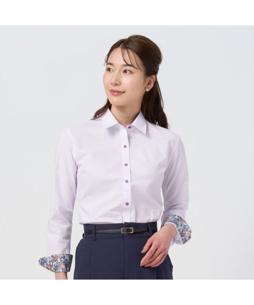 TOKYO SHIRTS(TOKYO SHIRTS)/形態安定 レギュラー衿 長袖 レディースシャツ/img01