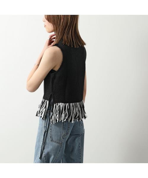 GHOSPELL(ゴスペル)/【訳あり－XSのみ】GHOSPELL ニット Kendra Fringe Hem Top/img04