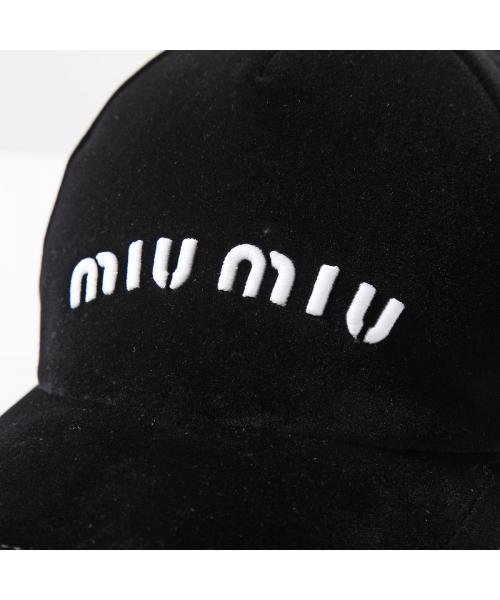 MIUMIU(ミュウミュウ)/MIUMIU ベースボールキャップ 5HC179 068 ベロア/img06