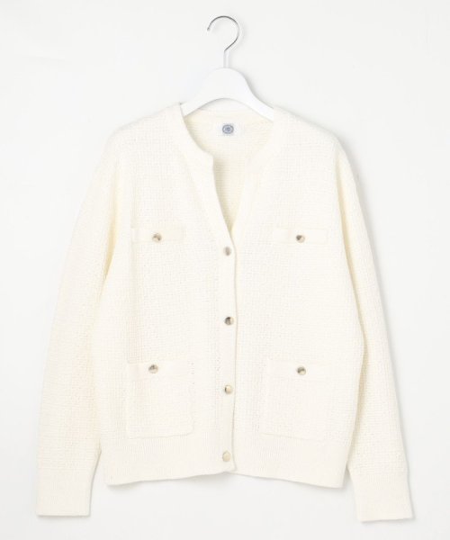 J.PRESS LADIES(J．プレス　レディス)/【洗える】DAILY TWEED ニット アウター/img09