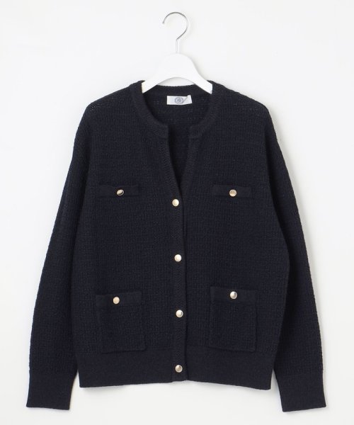 J.PRESS LADIES(J．プレス　レディス)/【洗える】DAILY TWEED ニット アウター/img10