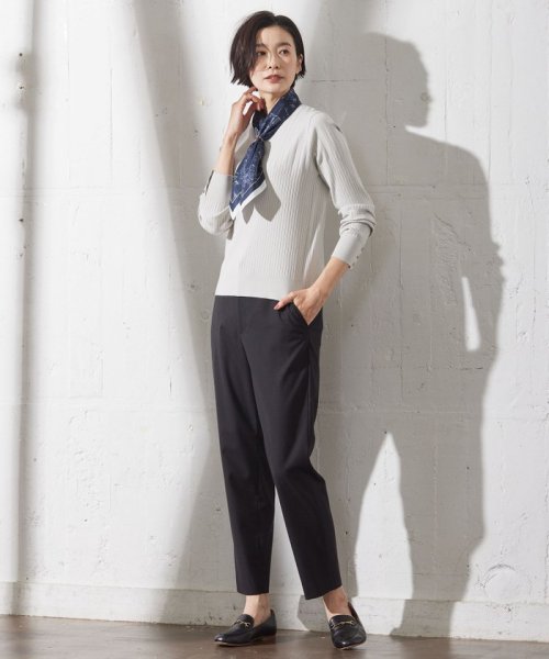 J.PRESS LADIES(J．プレス　レディス)/【洗える】RAYON STRETCH PLAIN クルーネック ニット/img17