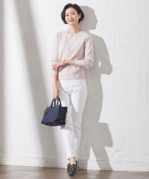 J.PRESS LADIES(J．プレス　レディス)/【洗える】RAYON STRETCH PLAIN クルーネック ニット/img19