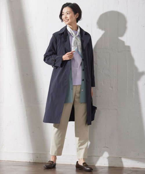 J.PRESS LADIES（LARGE SIZE）(J．プレス　レディス（大きいサイズ）)/【洗える】ORGANIC GASS COTTON キーネック カーディガン/img05