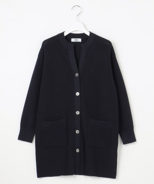 J.PRESS LADIES（LARGE SIZE）(J．プレス　レディス（大きいサイズ）)/【洗える】ORGANIC GASS COTTON キーネック カーディガン/img11