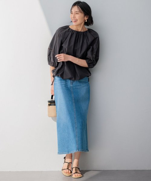 NIJYUSANKU（LARGE SIZE）(２３区（大きいサイズ）)/【Oggi4月号掲載/洗える】23区DENIM ストレッチ デニムスカート/img03