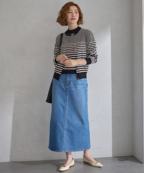 NIJYUSANKU（LARGE SIZE）(２３区（大きいサイズ）)/【Oggi4月号掲載/洗える】23区DENIM ストレッチ デニムスカート/img05