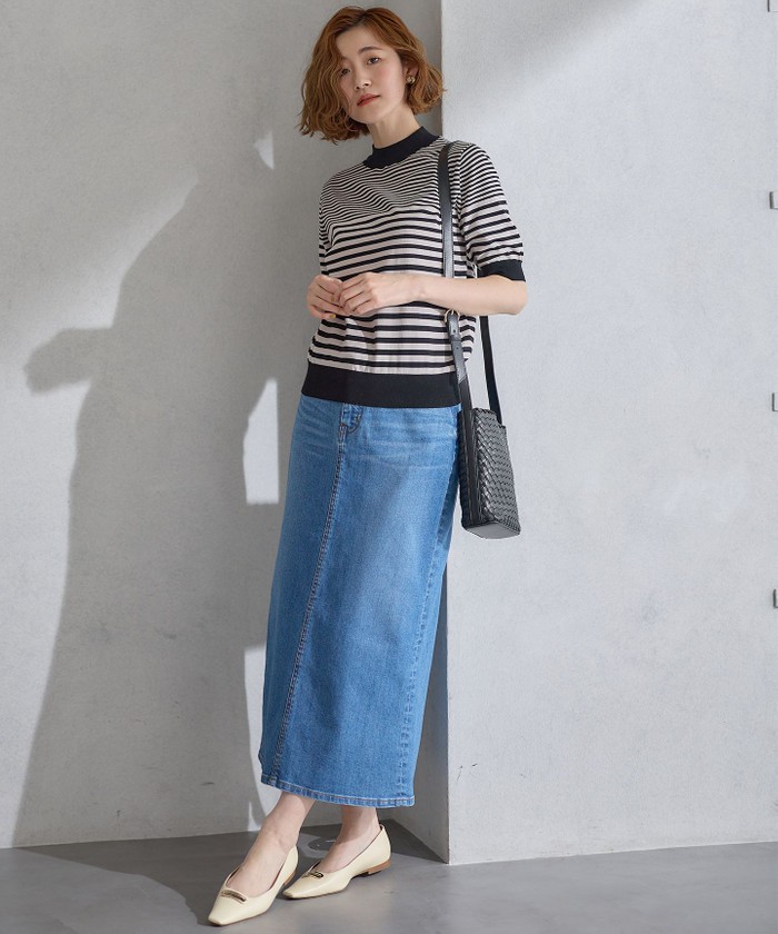 Oggi4月号掲載/洗える】23区DENIM ストレッチ デニムスカート