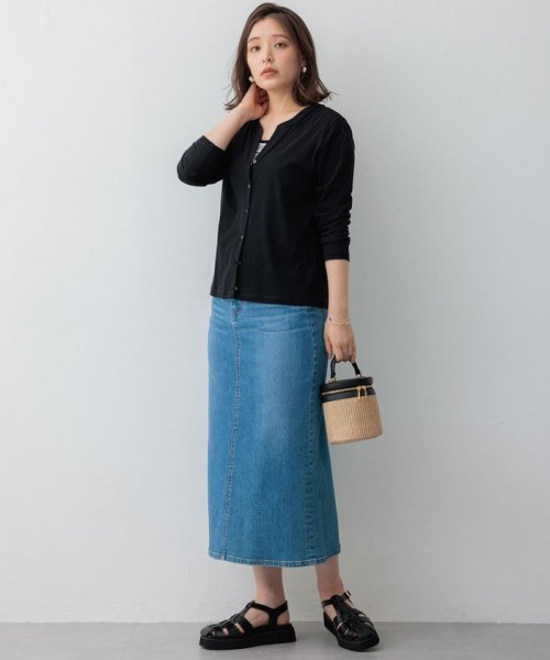 NIJYUSANKU（LARGE SIZE）(２３区（大きいサイズ）)/【Oggi4月号掲載/洗える】23区DENIM ストレッチ デニムスカート/img08