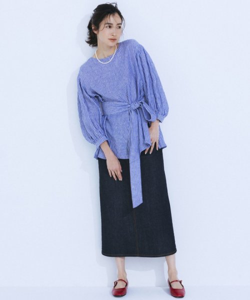 NIJYUSANKU（LARGE SIZE）(２３区（大きいサイズ）)/【Oggi4月号掲載/洗える】23区DENIM ストレッチ デニムスカート/img09