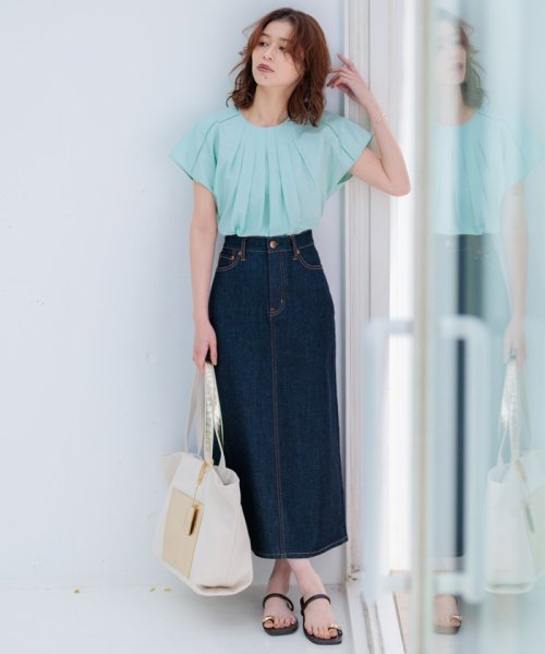 NIJYUSANKU（LARGE SIZE）(２３区（大きいサイズ）)/【Oggi4月号掲載/洗える】23区DENIM ストレッチ デニムスカート/img11