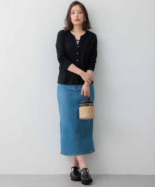 NIJYUSANKU（SMALL SIZE）(23区（小さいサイズ）)/【Oggi4月号掲載/洗える】23区DENIM ストレッチ デニムスカート/img07