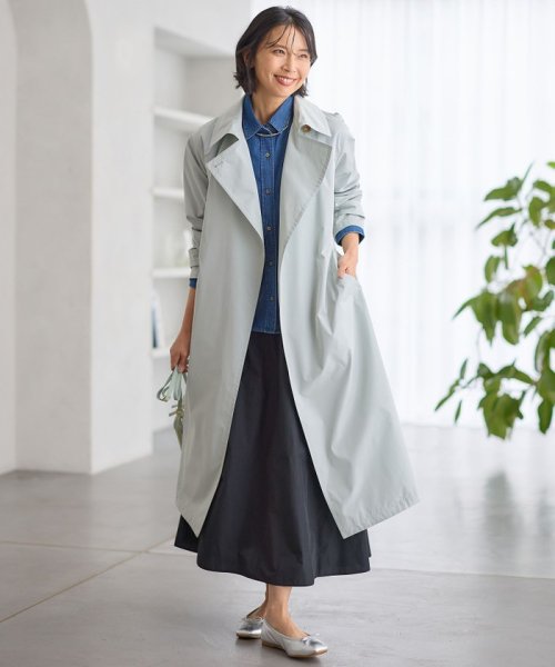 【洗える】ルミエールタフタ フレアスカート 