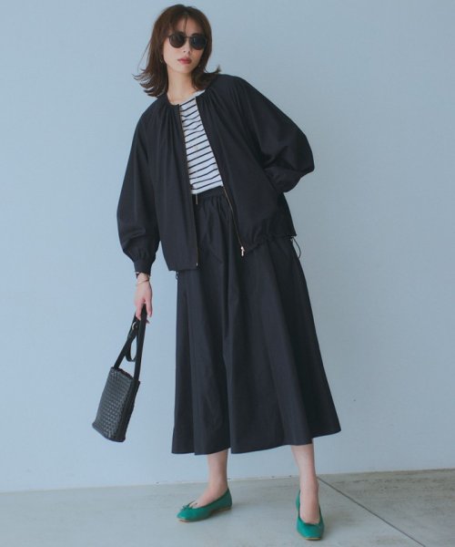 【洗える】ルミエールタフタ フレアスカート 