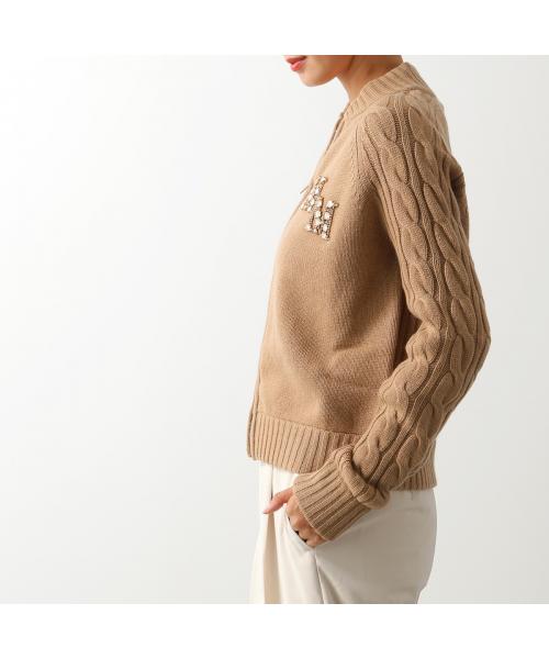 セール】MAX MARA ジップアップ カーディガン ARMANDA Mロゴ(505891829 セール】MAX MARA ジップアップ カーディガン ARMANDA Mロゴ(505891829