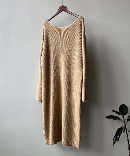 ARGO TOKYO(アルゴトウキョウ)/Boat－neck Loose Knit Onepiece 29093　ボートネックルーズニットワンピース　ボートネックワンピース　ルーズニットワンピース　ニッ/img24