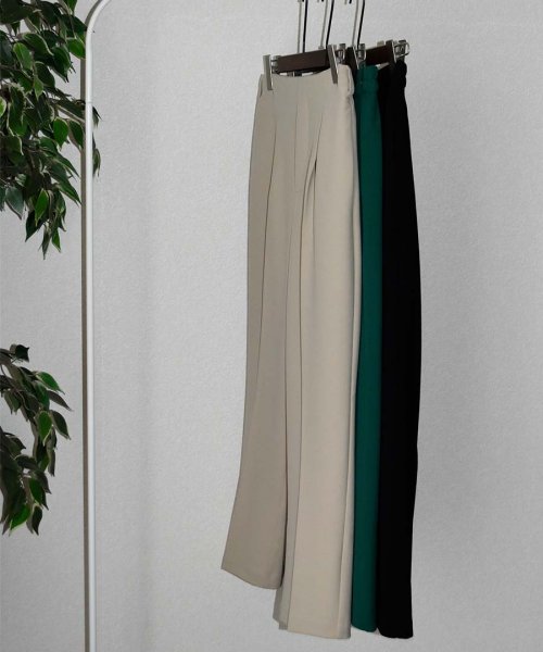 ARGO TOKYO(アルゴトウキョウ)/Georgette Color Tuck Pants 22028 ジョーゼットカラータックパンツ　タックパンツ　カラーパンツ　ロングパンツ　ストレッチパンツ/img55