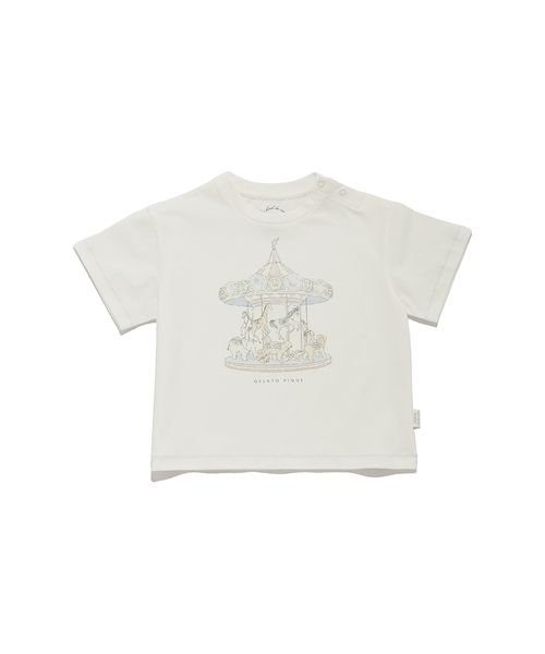 gelato pique Kids＆Baby(gelato pique Kids＆Baby)/【BABY】メリーゴーランドワンポイントTシャツ/img03