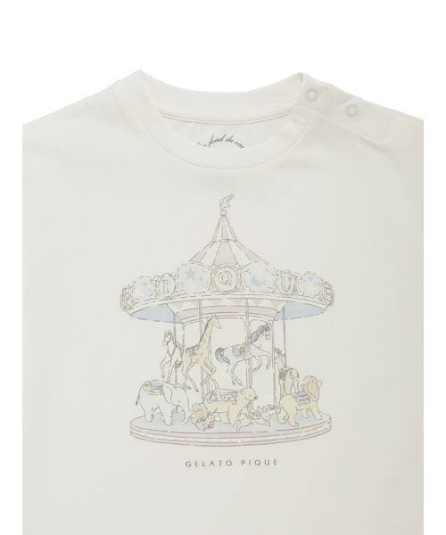 gelato pique Kids＆Baby(gelato pique Kids＆Baby)/【BABY】メリーゴーランドワンポイントTシャツ/img05