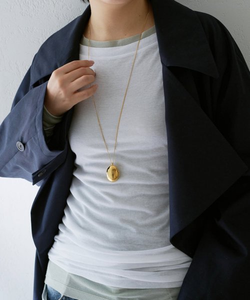 【Hoaw.】ロケットペンダントネックレス Hoaw