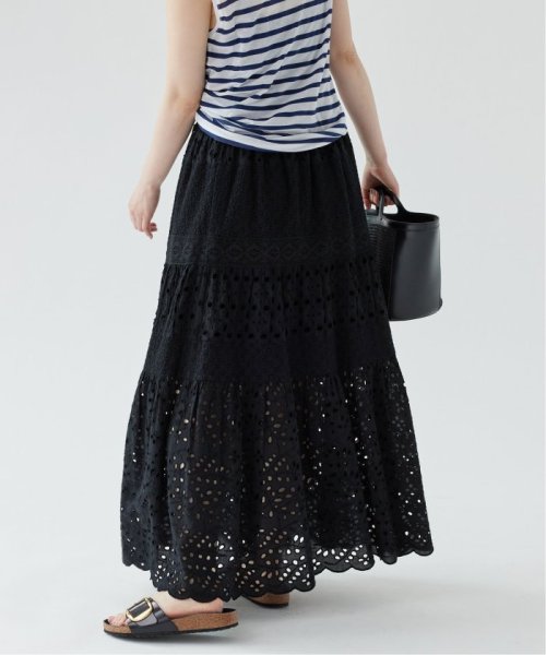《WEB限定/追加3》コットンレースティアードスカート 品番：23060900080020 こちらの商品は