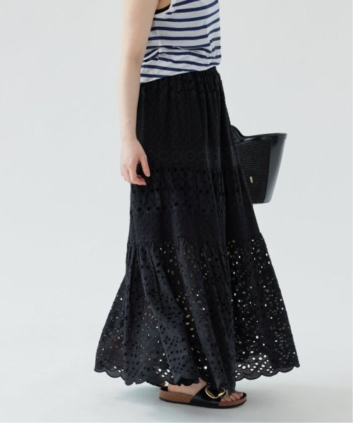 《WEB限定/追加3》コットンレースティアードスカート 品番：23060900080020 こちらの商品は