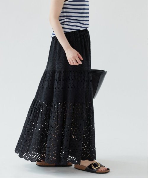 《WEB限定/追加3》コットンレースティアードスカート 品番：23060900080020 こちらの商品は