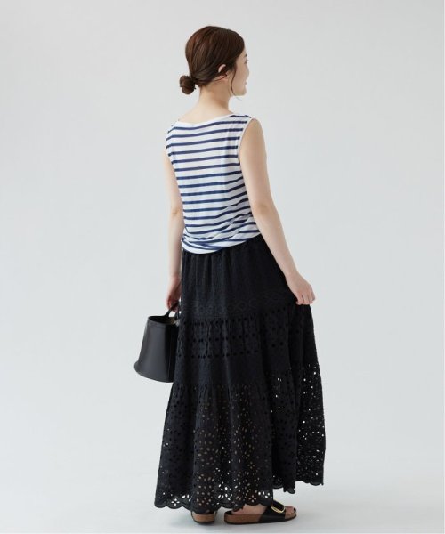 《WEB限定/追加3》コットンレースティアードスカート 品番：23060900080020 こちらの商品は
