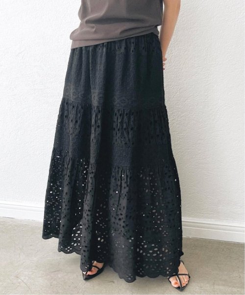《WEB限定/追加3》コットンレースティアードスカート 品番：23060900080020 こちらの商品は
