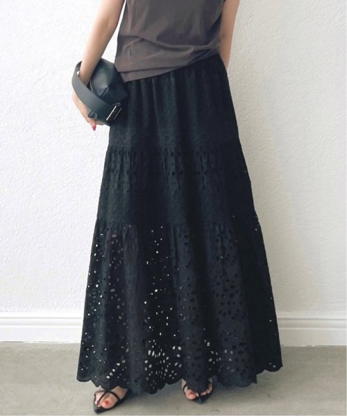《WEB限定/追加3》コットンレースティアードスカート 品番：23060900080020 こちらの商品は