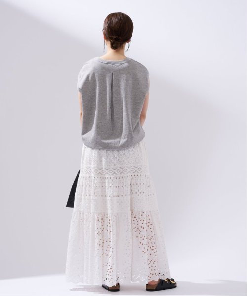 《WEB限定/追加3》コットンレースティアードスカート 品番：23060900080020 こちらの商品は