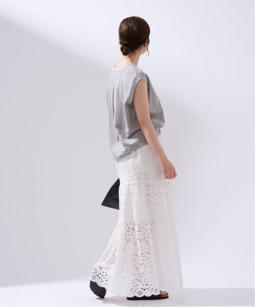 《WEB限定/追加3》コットンレースティアードスカート 品番：23060900080020 こちらの商品は