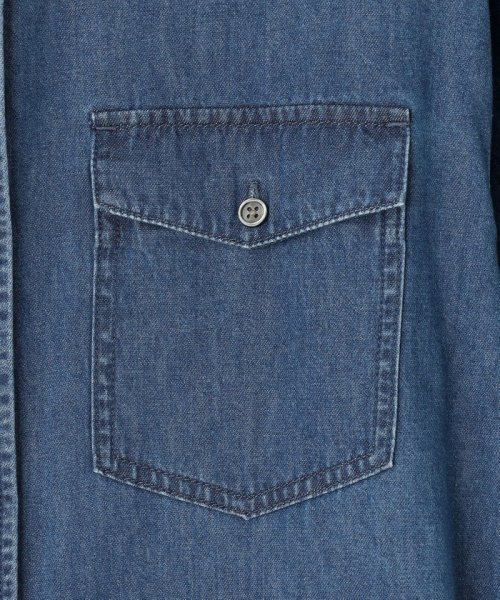 NIJYUSANKU(23区)/【Oggi4月号掲載/洗える】23区DENIM ライトダンガリー シャツワンピース/img13