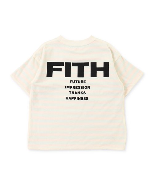 FITH(フィス)/天竺×ボーダーリバーシブルBig半袖Tシャツ/img05