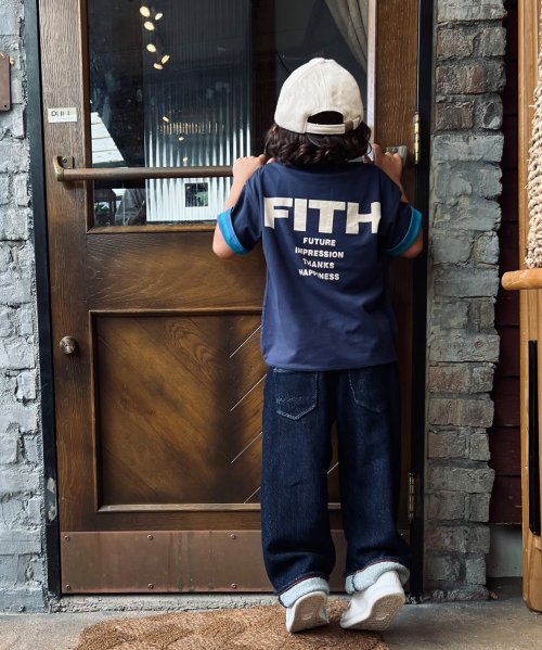 FITH(フィス)/天竺×ボーダーリバーシブルBig半袖Tシャツ/img19