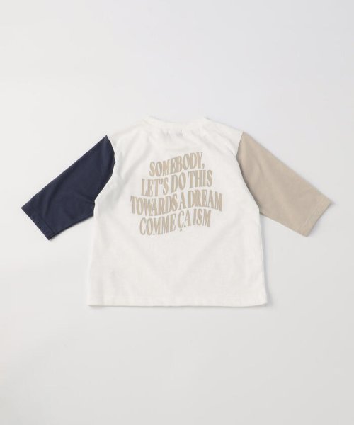 COMME CA ISM KIDS(コムサイズム（キッズ）)/7分袖プリントTシャツ/img01