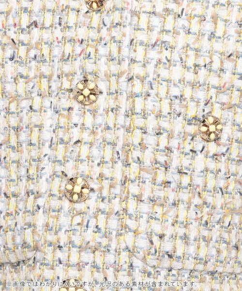 【LOULOU WILLOUGHBY】LINTONツイードミニベスト LOULOU