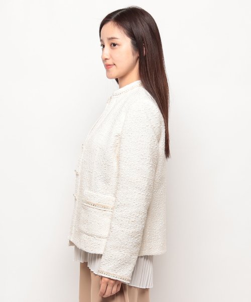 ノーカラージャケット 