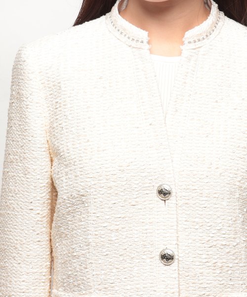 ノーカラージャケット 