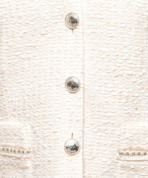 ノーカラージャケット 