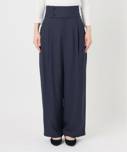 Avec H タックワイドパンツ 